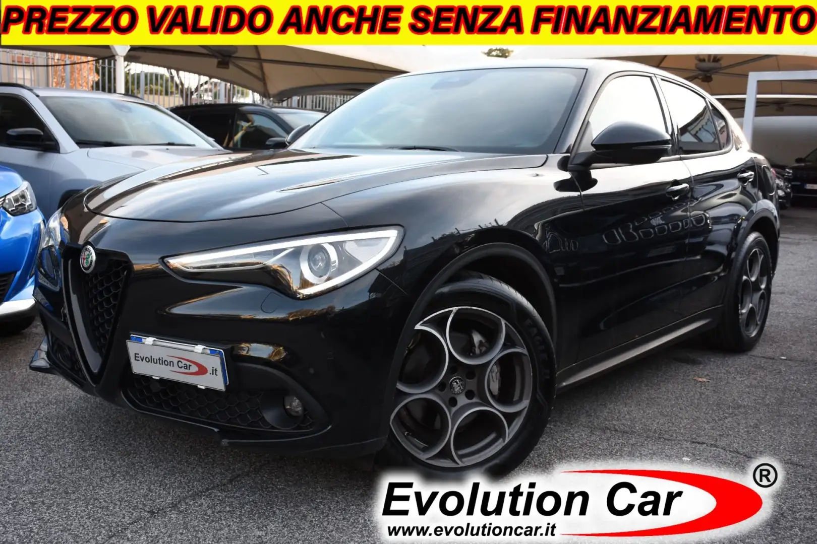 Alfa Romeo Stelvio 2.2 Turbodiesel 190 CV AT8 Q4 Sprint Nero - 1