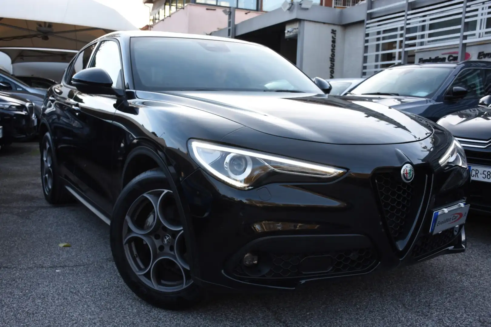 Alfa Romeo Stelvio 2.2 Turbodiesel 190 CV AT8 Q4 Sprint Nero - 2