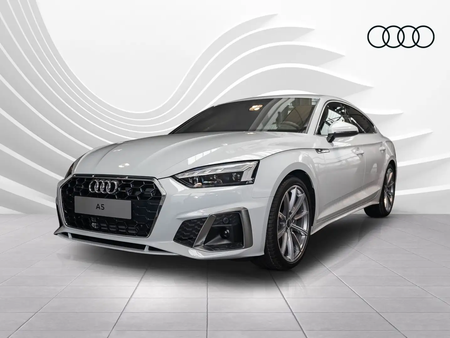 Audi A5 S line 40TDI qu Stronic Navi LED vi Weiß - 2