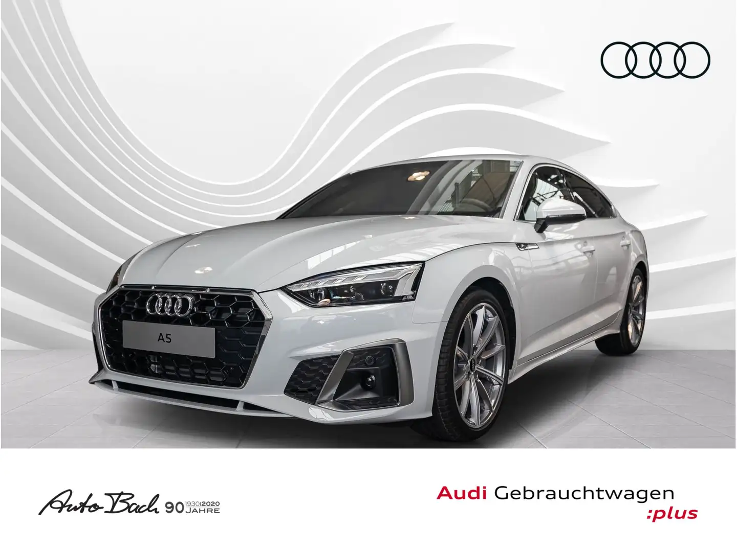 Audi A5 S line 40TDI qu Stronic Navi LED vi Weiß - 1