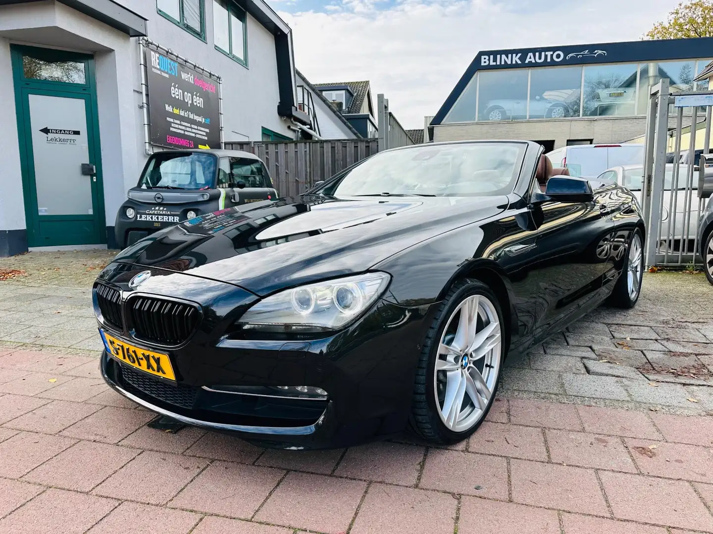 BMW 650 6-serie Cabrio 650i Navi 360g Camera Navi Apk Lede Black - 1