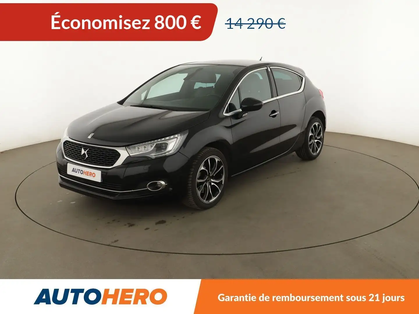 DS Automobiles DS 4 1.6 THP Sport Chic Automatique Noir - 1