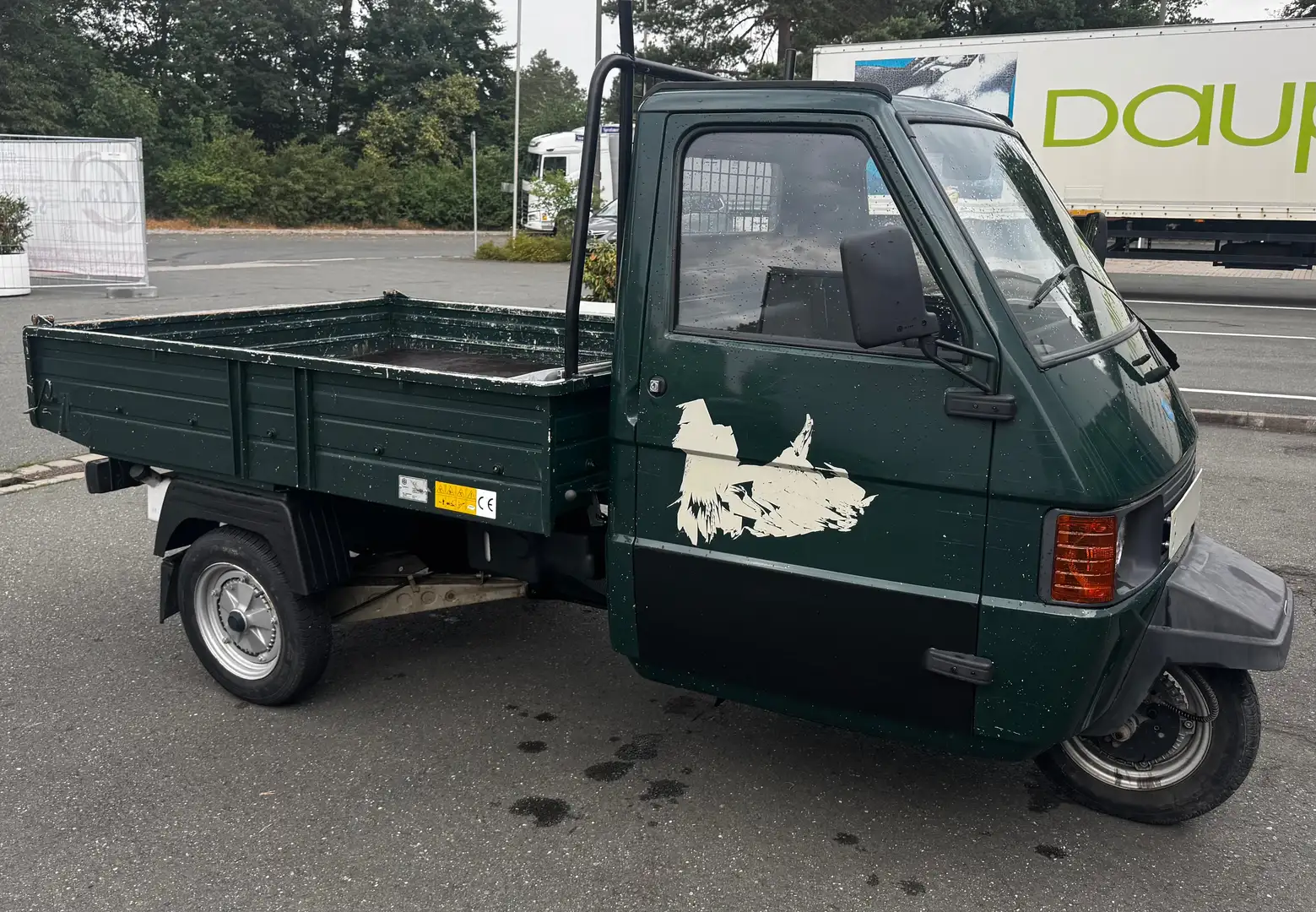 Piaggio Ape KIPPER TÜV 02/2026 Grün - 1