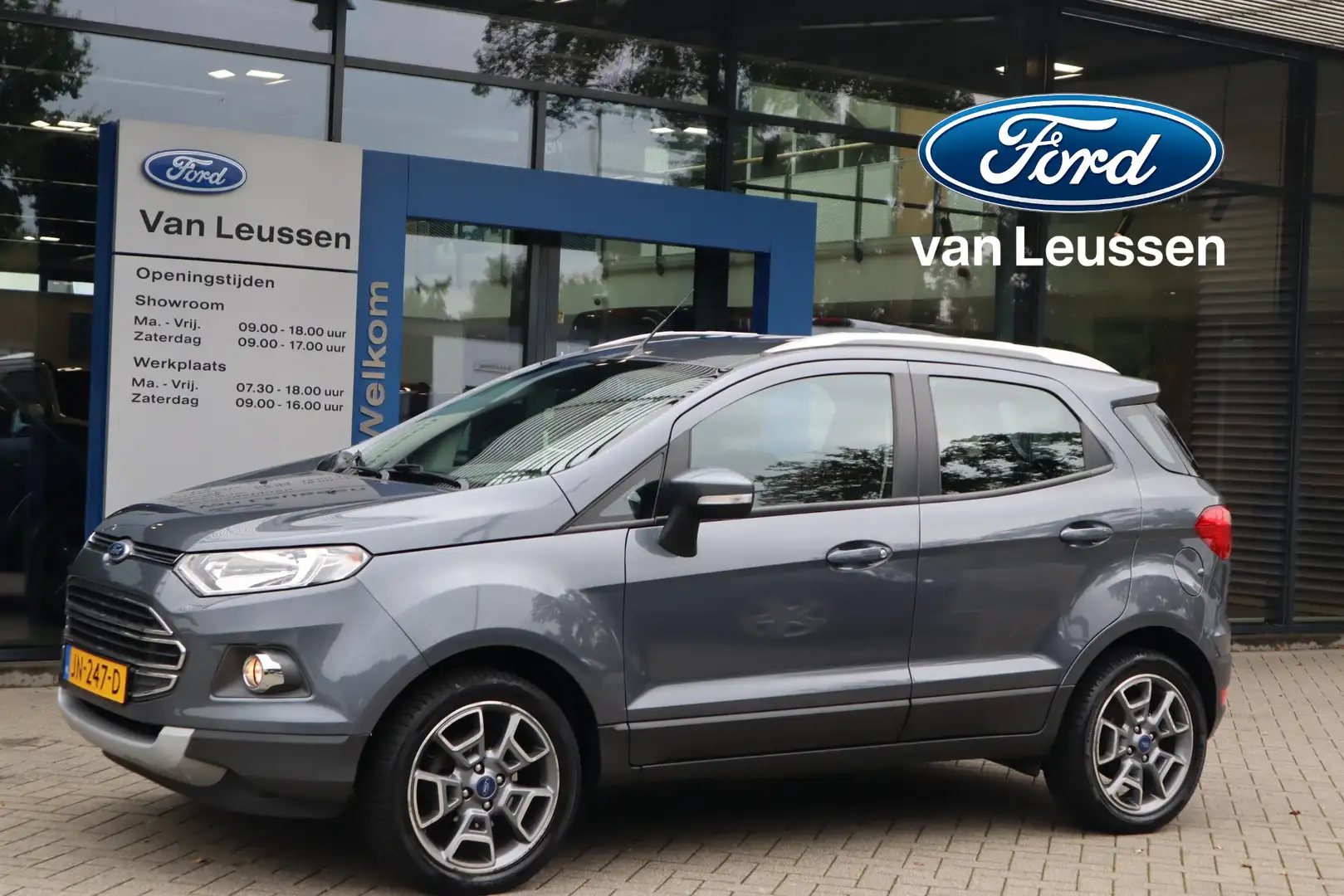Ford EcoSport 125PK TITANIUM CAMERA TREKHAAK STOEL/VOORRUITVERW. Grijs - 1