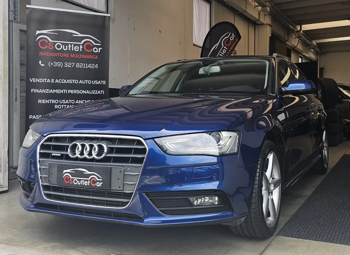 Audi A4 Avant 2.0 Tdi S-Line Edition Quattro  S-Tronic Blu/Azzurro - 2