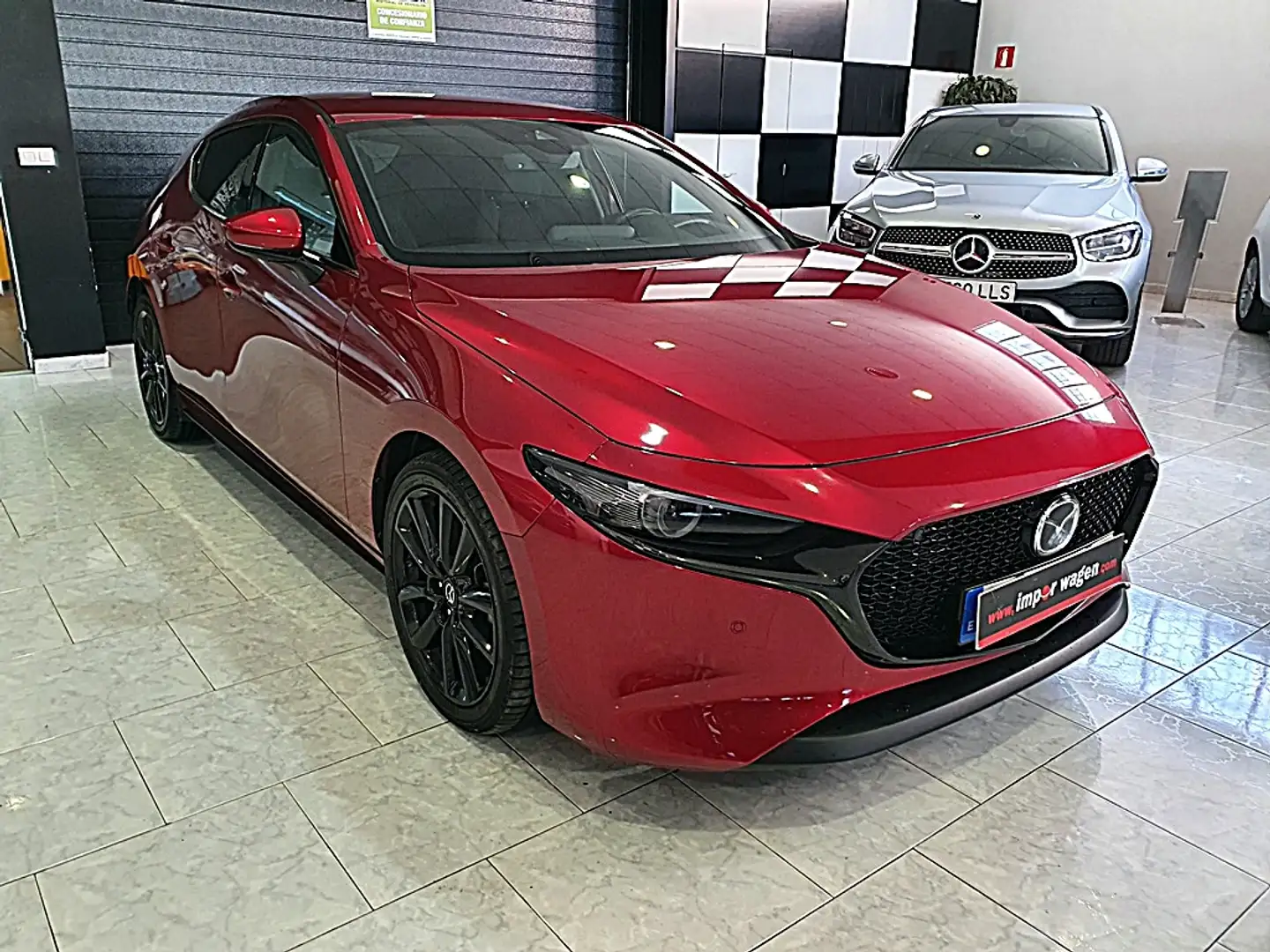 Mazda 3 2.0 e-Skyactiv-X Zenith Safety Black 137kW Lilla - 2