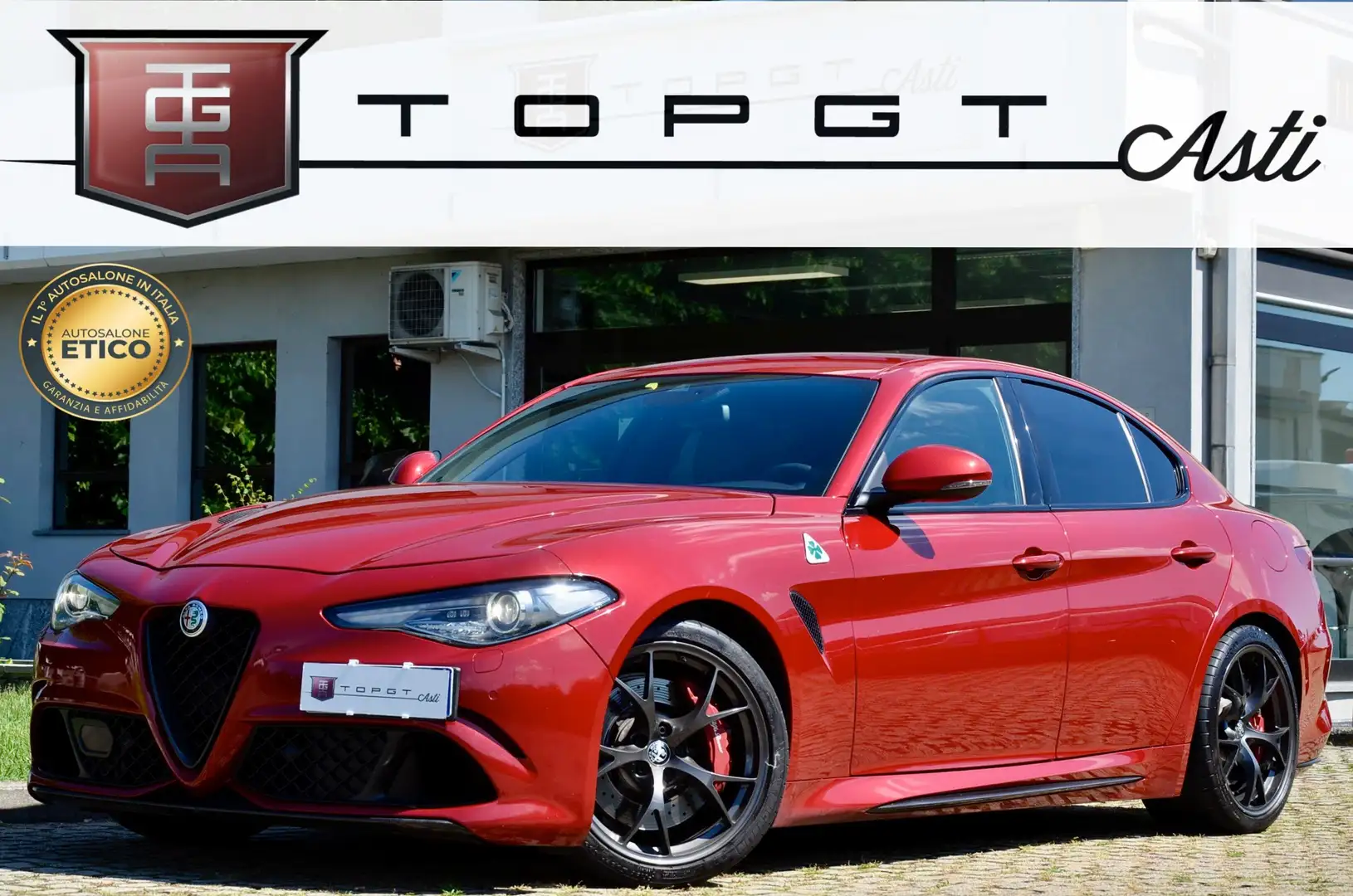 Alfa Romeo Giulia 2.9 t V6 Quadrifoglio 510cv auto ROSSO TRISTRATO Rosso - 1