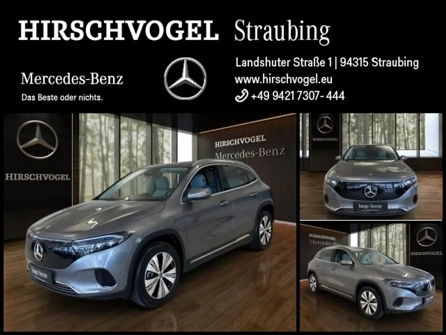 Mercedes-Benz EQA 300 4M Progressive+MBUX+Navi-Pr.+LED+Kam+PDC Gris - 1