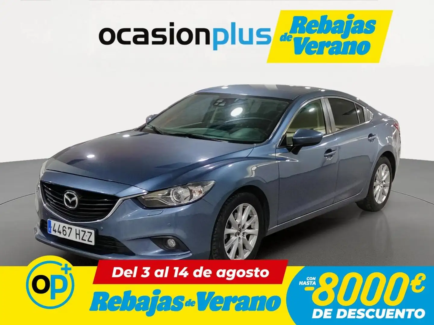 Mazda 6 2.2DE Style + Pack Safety .Aut. Azul - 1
