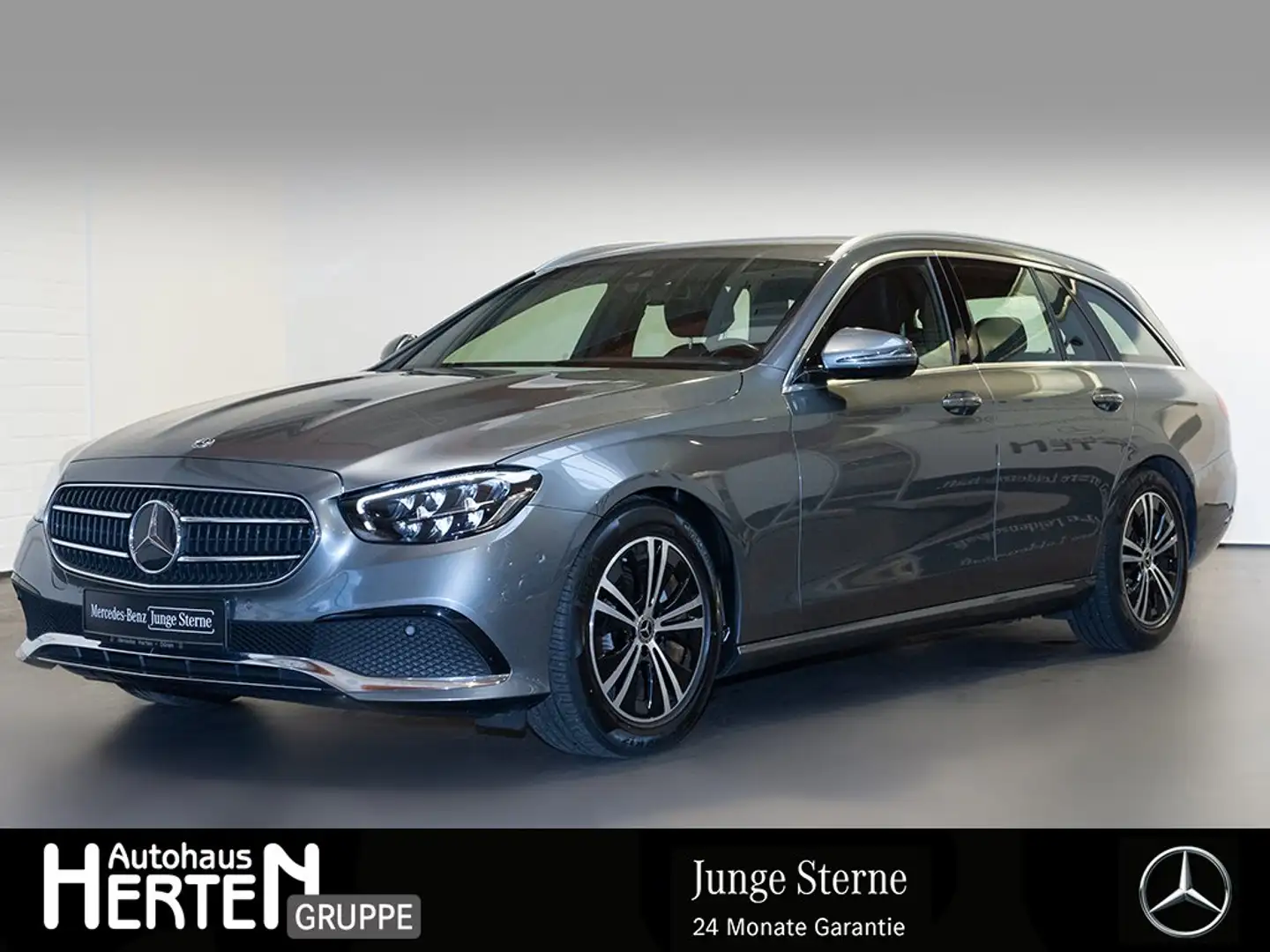 Mercedes-Benz E 200 T d AVANTGARDE+TOTWINKEL+KAMERA+AMBIENTE Grijs - 1