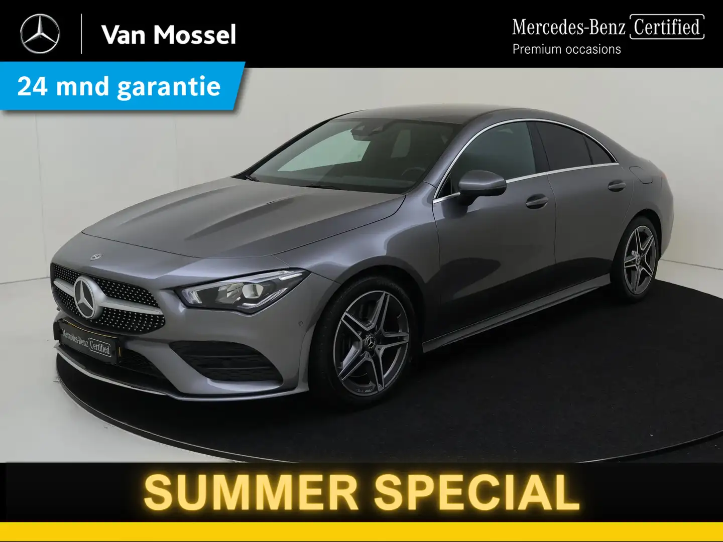 Mercedes-Benz CLA 220 Premium /AMG /Sfeerverlichting /18 Inch Gris - 1