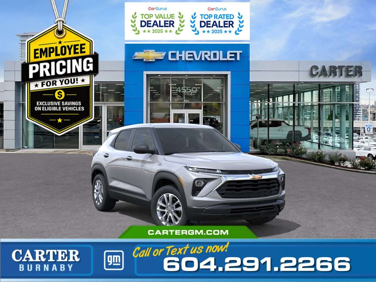 Gray 2026 Chevrolet Trailblazer SUV / Crossover Four-Wheel Drive Automatic