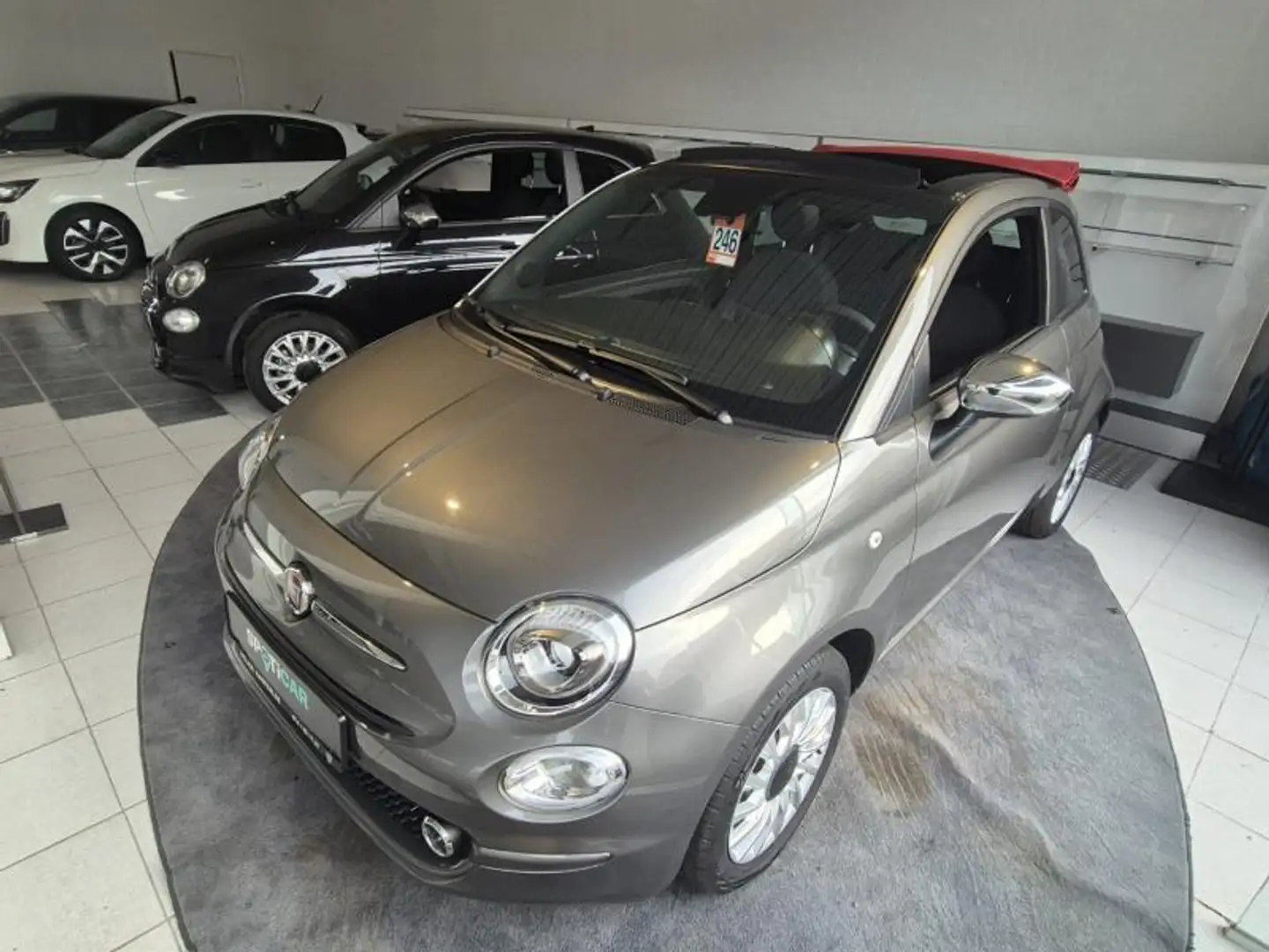 Fiat 500C NIEUW/CABRRIO/HYBRID DOLCEVITA Gris - 1