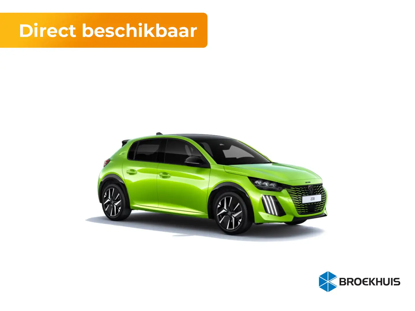 Peugeot 208 GT | Armsteunen op de voorportieren bekleed met ku Groen - 1