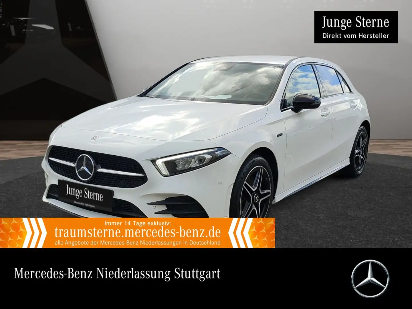 Mercedes-Benz A 250 e EDITION 2020+AMG+NIGHT+LED+KAMERA+TOTW+8G Weiß - 1
