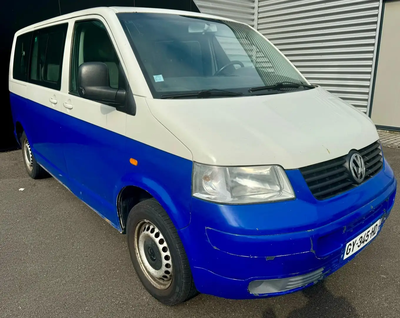 Volkswagen T5 Transporter Transporteur  4 motions Bleu - 2