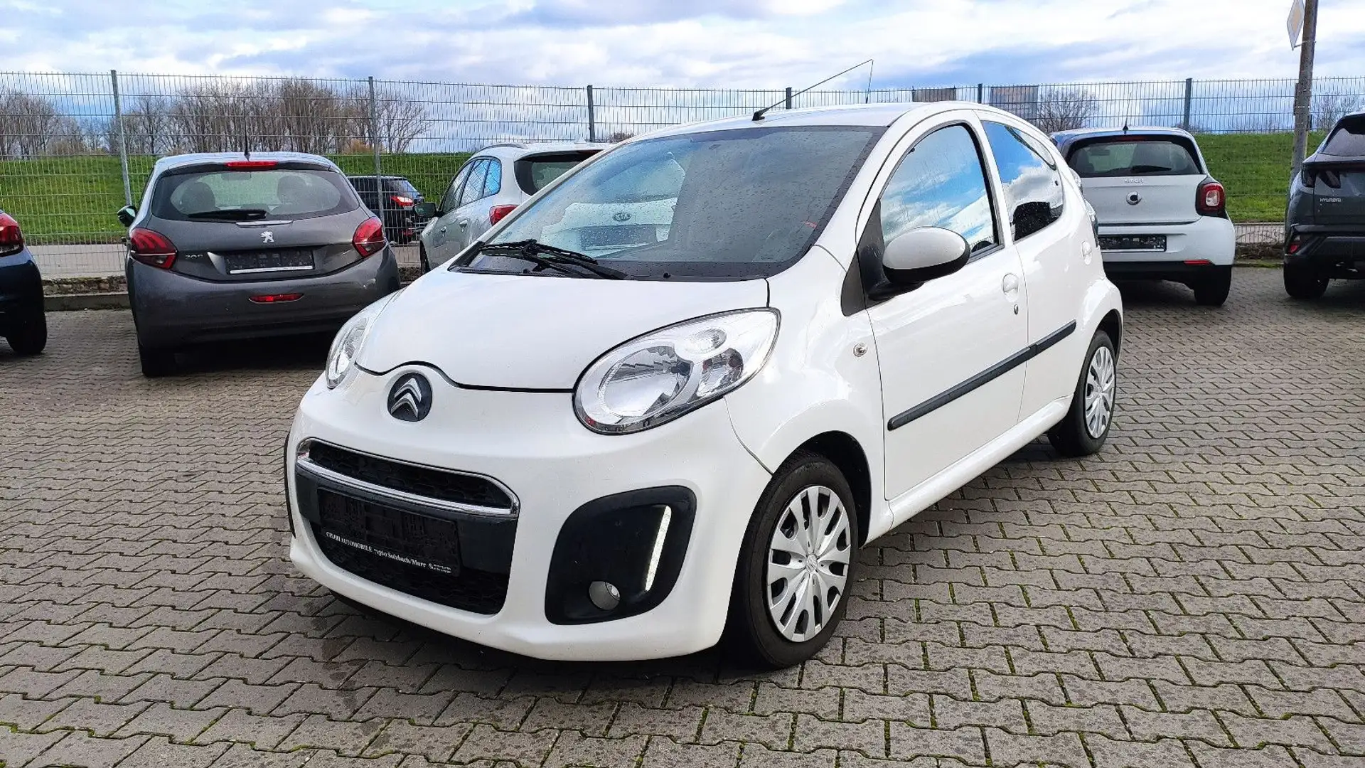 Citroen C1 TÜV neu+Rückfahrkamera+Klima+Allwetterreifen Weiß - 1
