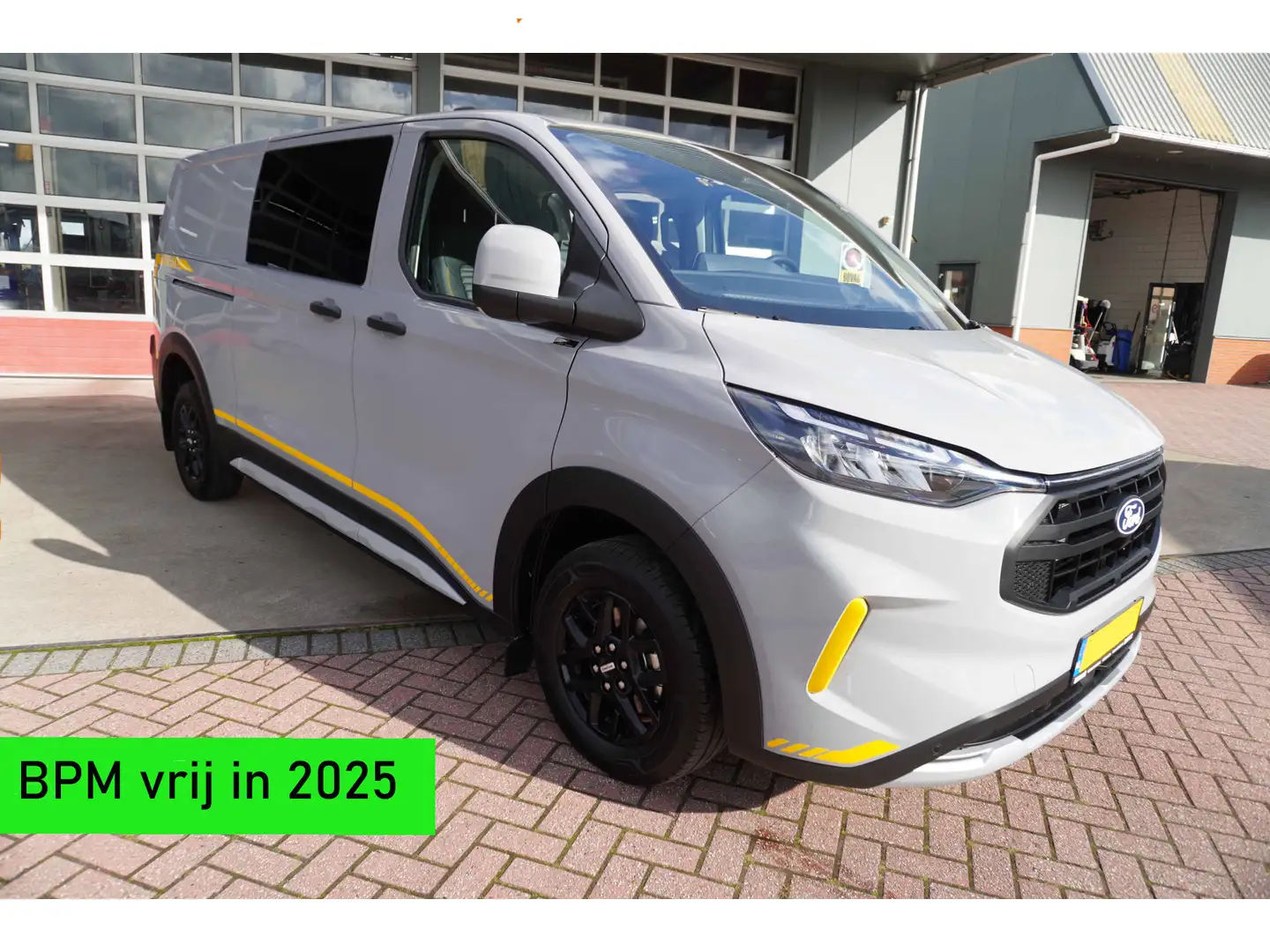 Ford Transit Custom 320L 2.0 TDCI 136PK L2H1 Trail DubbelCabine Schuif Grey - 1