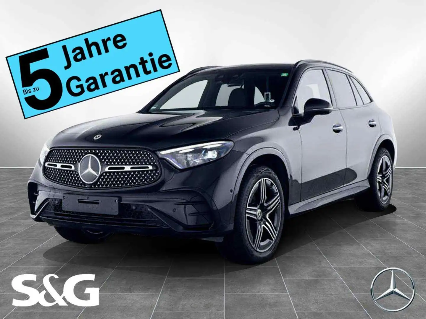 Mercedes-Benz GLC 450 d 4M AMG MBUX+360°+AHK+Pano+DIG-LED+20LM Schwarz - 1