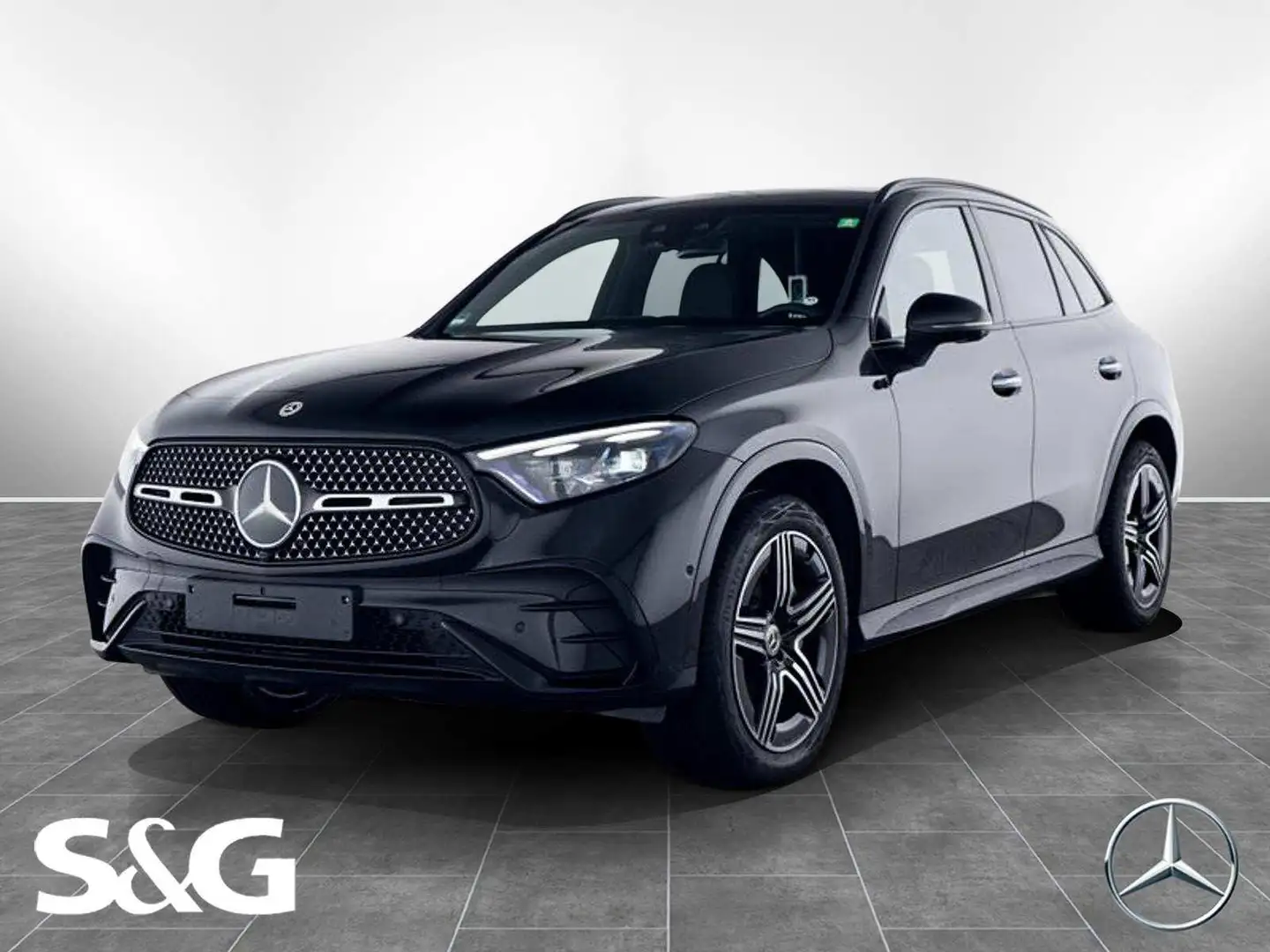 Mercedes-Benz GLC 450 d 4M AMG MBUX+360°+AHK+Pano+DIG-LED+20LM Schwarz - 1
