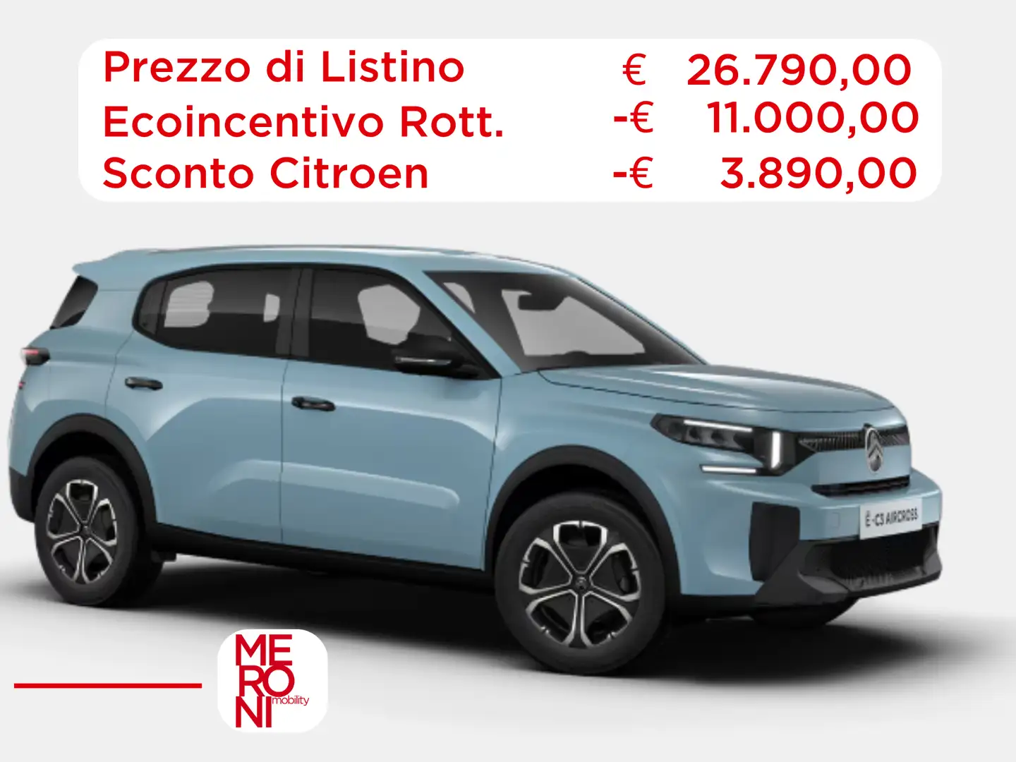 Citroen C3 Aircross 100% elettrica 113cv YOU (con ECOINCENTIVO) Blauw - 1