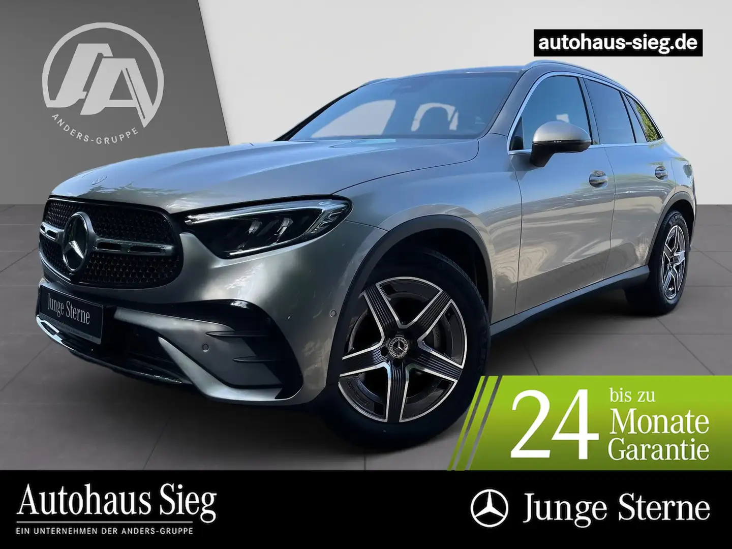 Mercedes-Benz GLC 200 4M AMG AdvPlus+MBUX+LED+Kam+PDC+EASY-P. Zilver - 1
