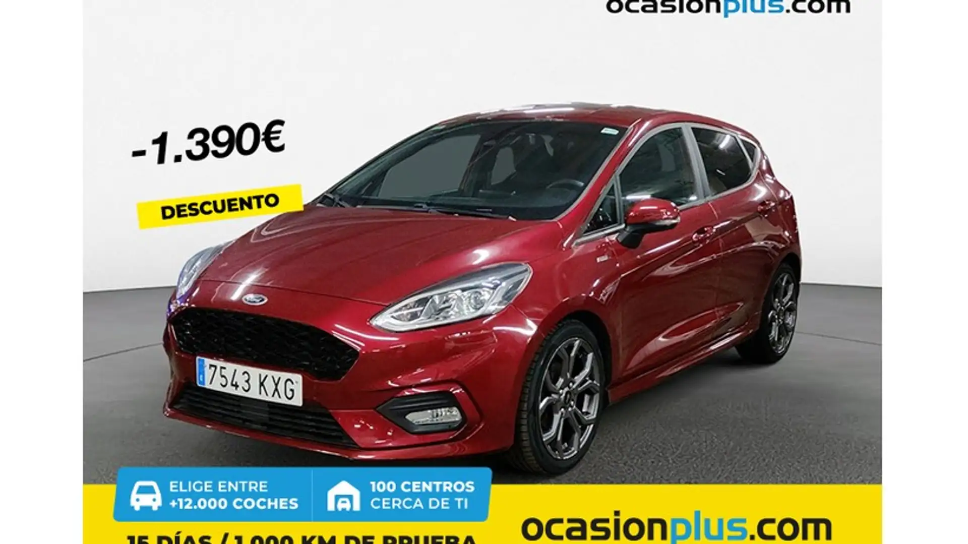 Ford Fiesta 1.0 EcoBoost S/S ST Line 140 Rojo - 1