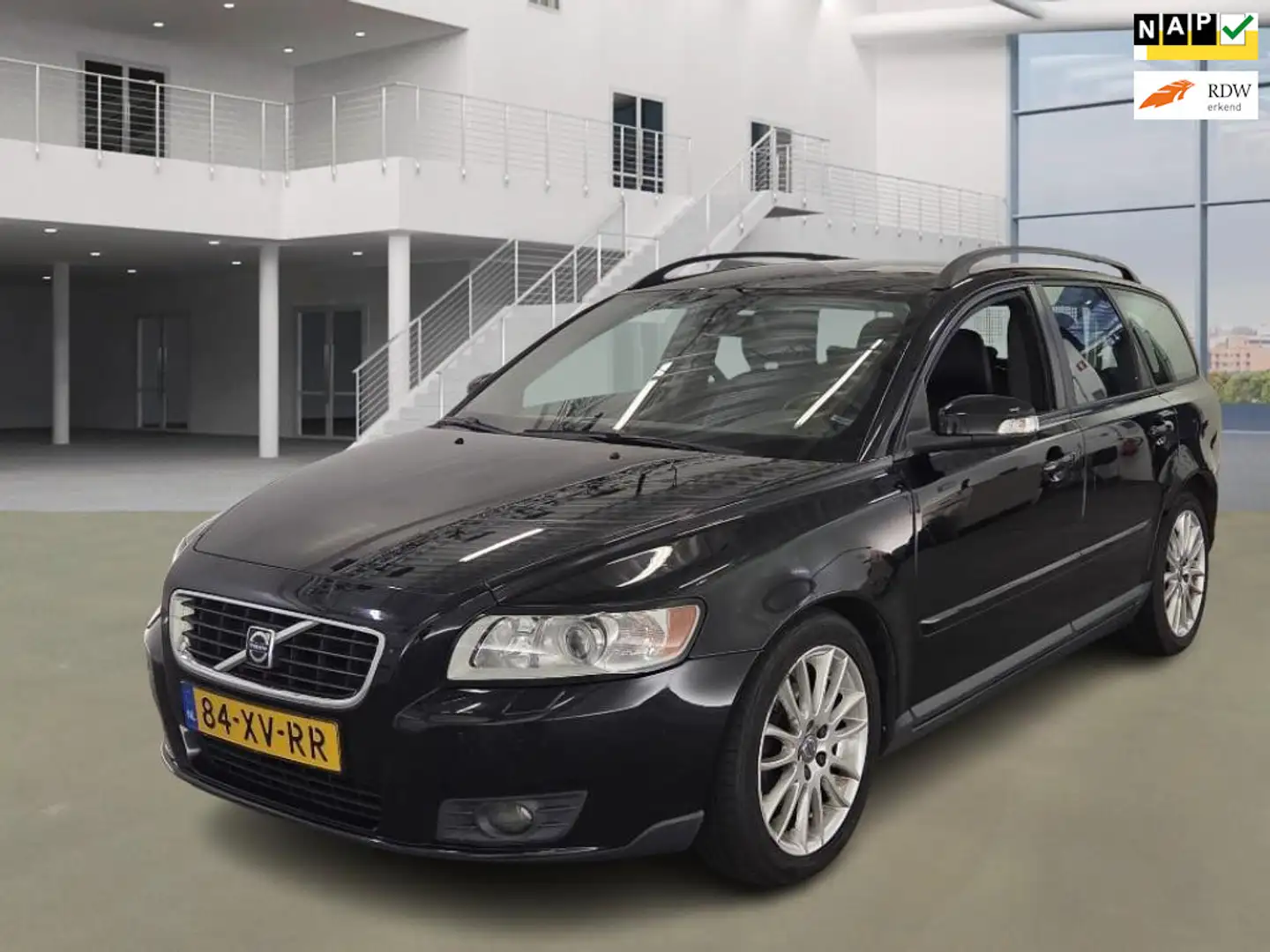 Volvo V50 2.0 Edition II/AIRCO/CRUISE/LEDER/PARKEERSENS ACHT Negro - 1