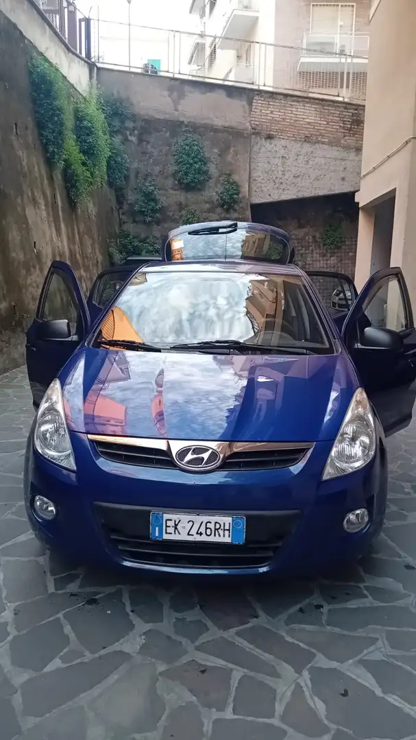 Hyundai i20 i20 I 2009 5p 1.2 Sound Edition Blu/Azzurro - 1