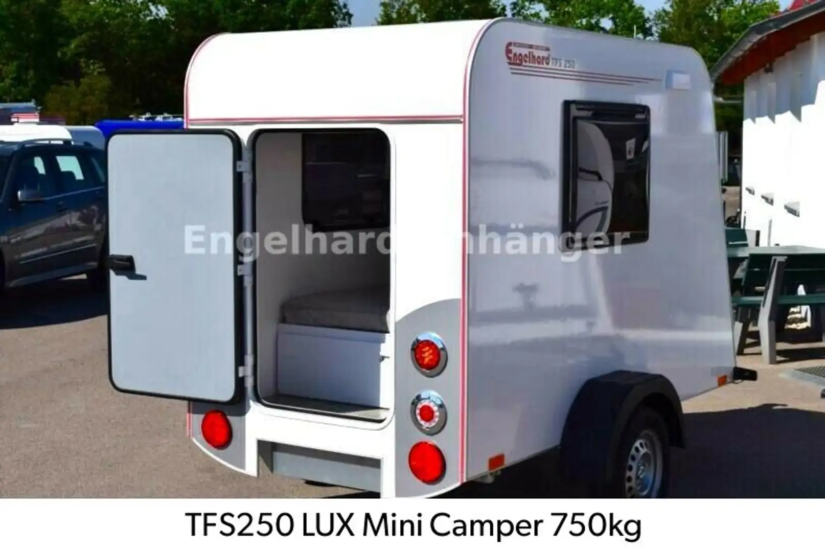 Autres TFS250LUX Mini Camping + /Wohnanhänger 750kg Blanc - 1