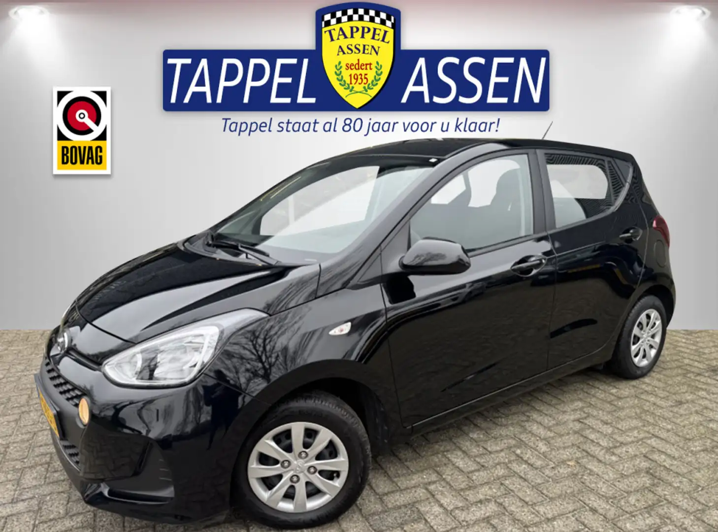 Hyundai i10 1.0 Comfort Airco/Cruise NL auto Zwart - 1