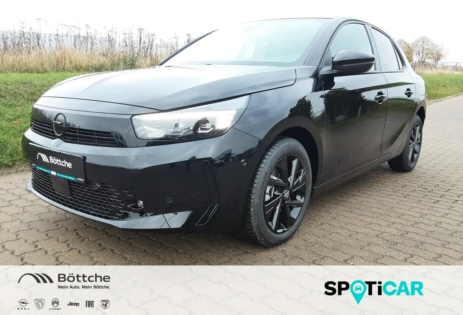 Opel Corsa 5trg 1.2 GS Line Panoramadach/LED/Navi/Shz/180°Kam Noir - 1
