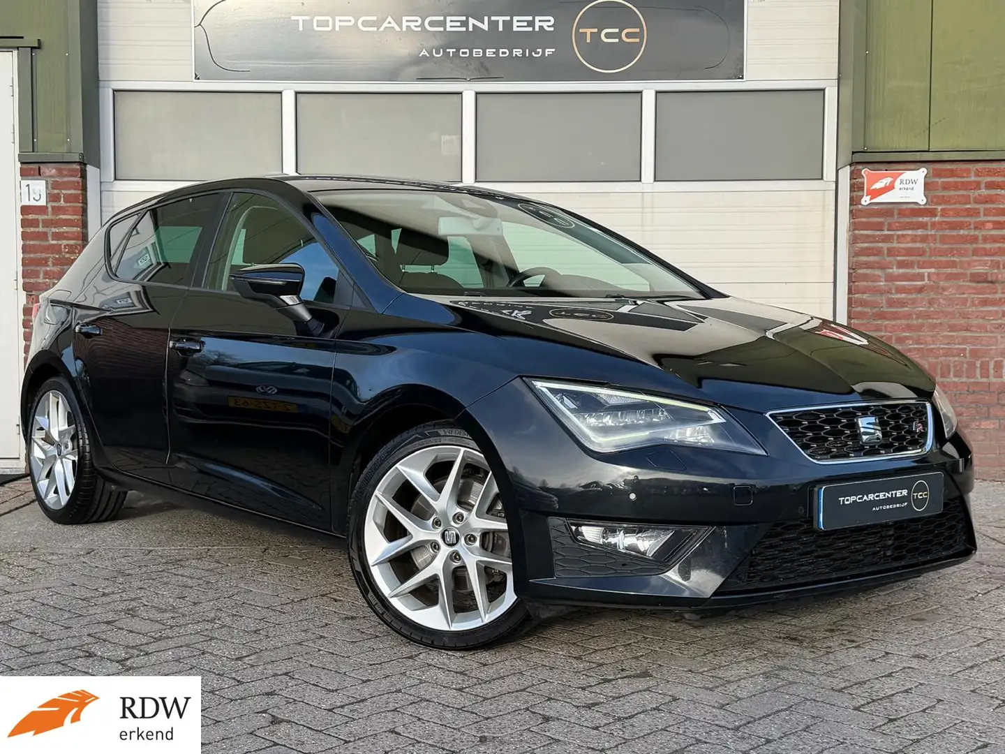 SEAT Leon 1.8 TSI FR/AIRCO/AUT/STOELV/PARKS/CRUISE/APK Noir - 1