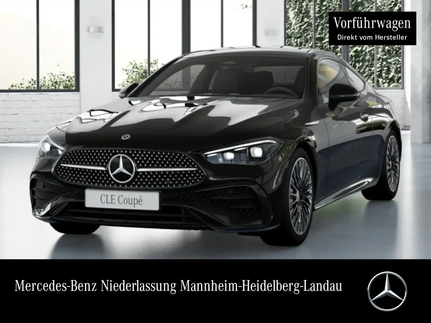 Mercedes-Benz CLE 300 4M AMG+NIGHT+PANO+AHK+BURMESTER+KAMERA+9G Schwarz - 1