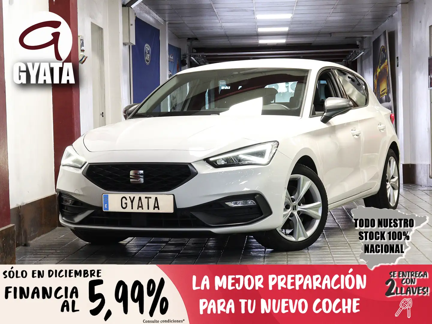 SEAT Leon 1.5 TSI S&S FR 150 Blanco - 1