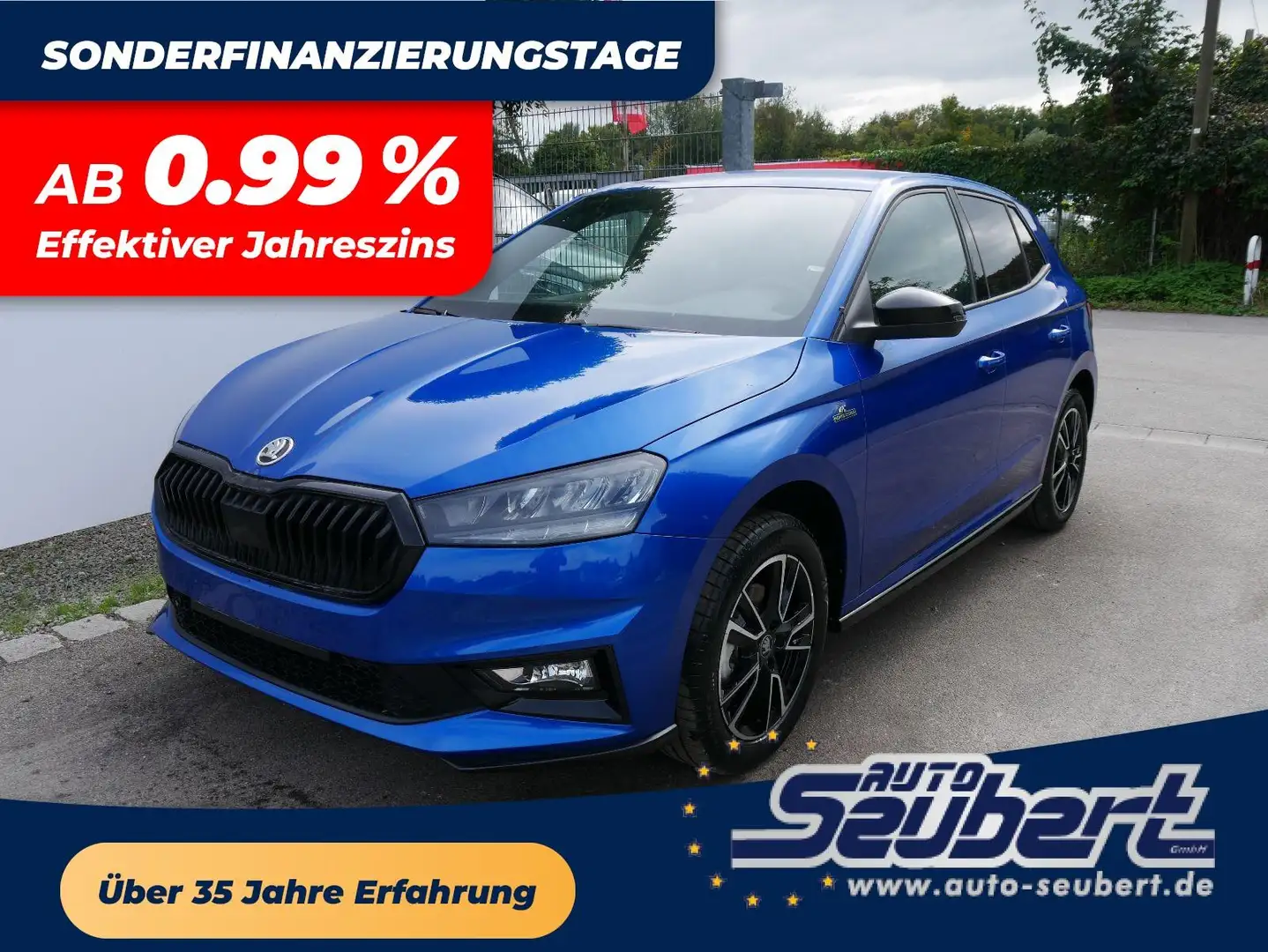 Skoda Fabia Monte Carlo 1.0 TSI DSG*SMARTLINK*PDC*SHZ*VIRTUAL- Blau - 1