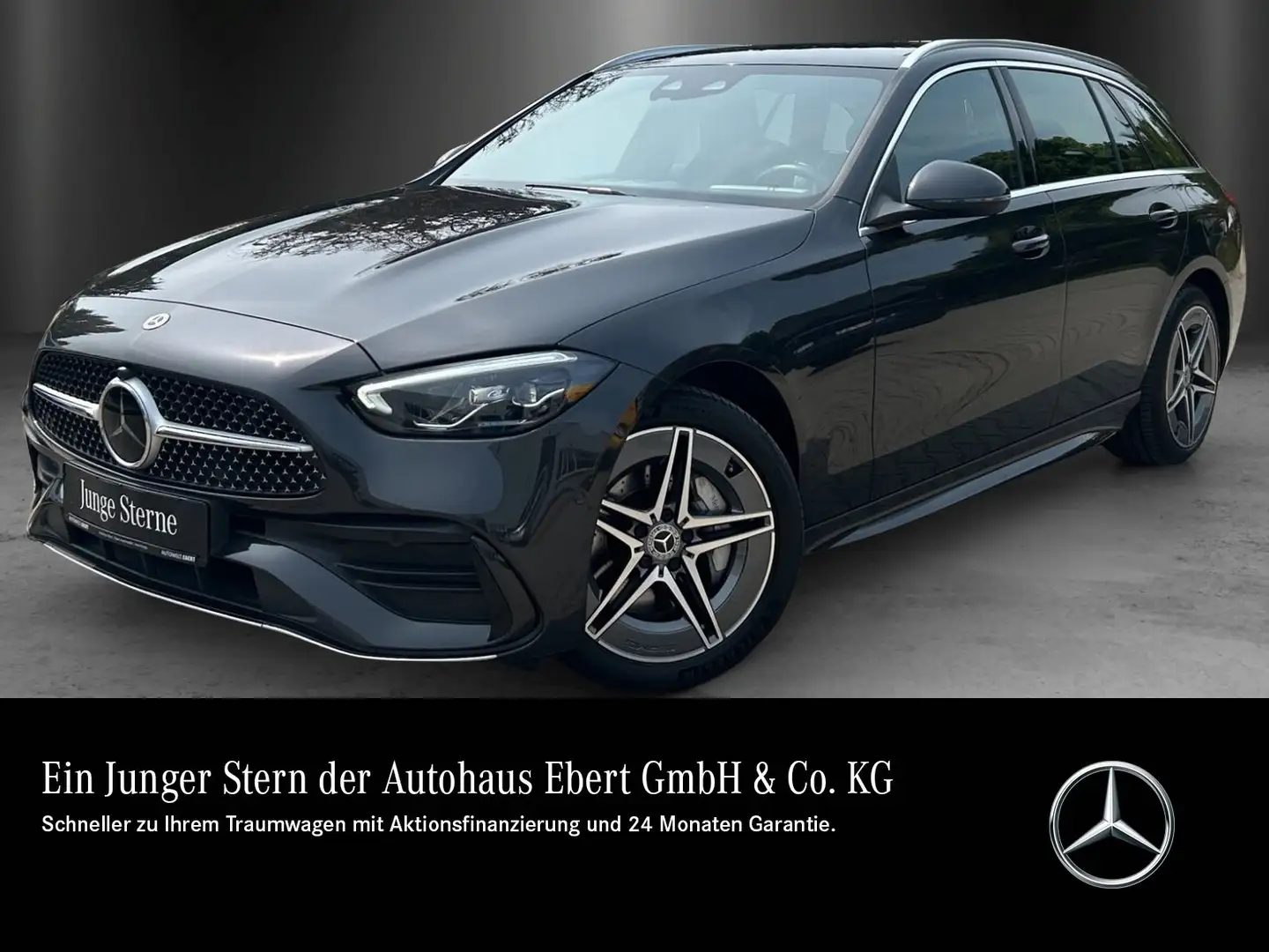 Mercedes-Benz C 300 C300e T AMG Pano DISTRO Busines AHK el.Heckk LED Gris - 1