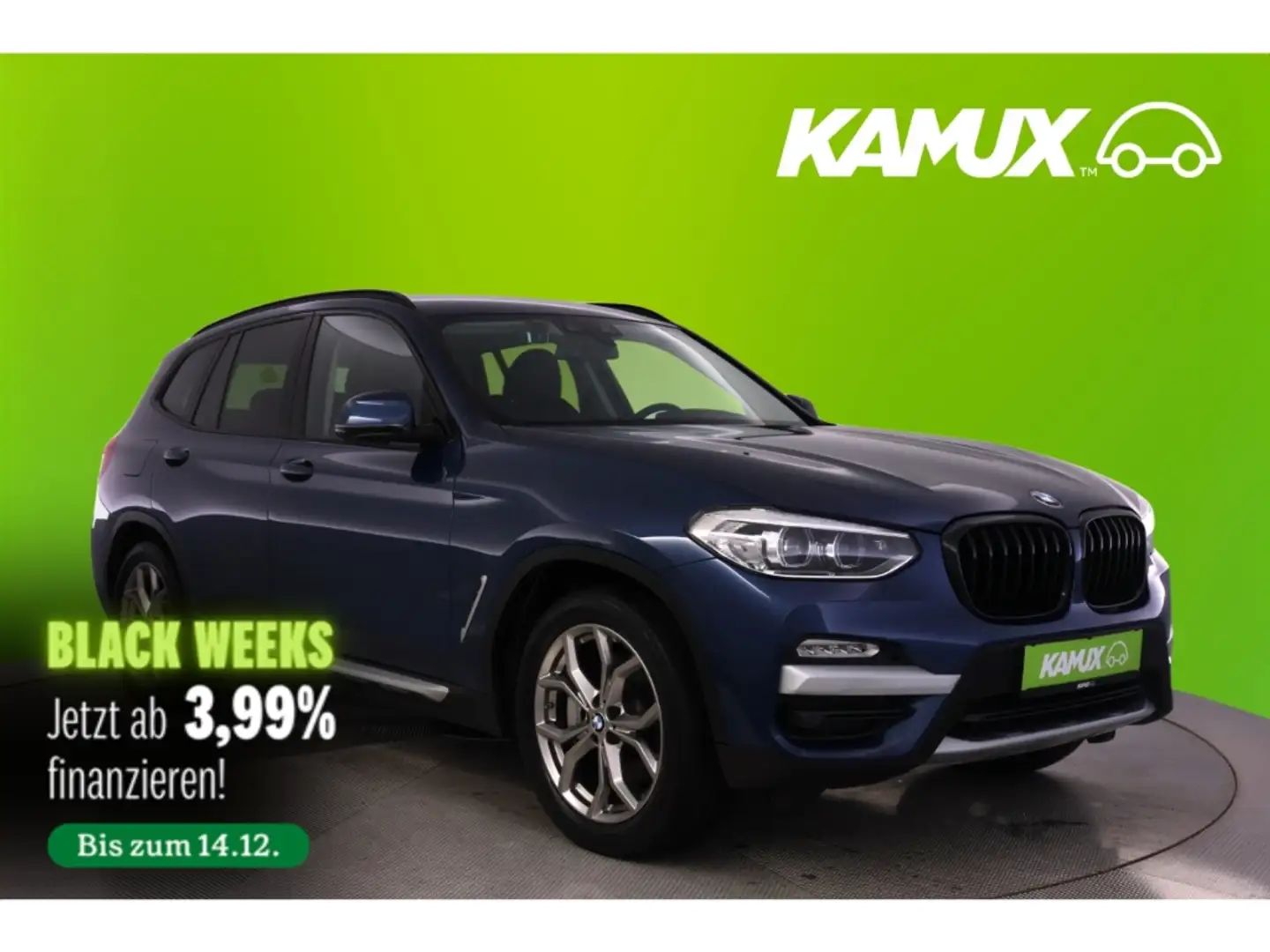BMW X3 30d xDrive Steptronic x Line+LED+NAVI+AHK+PDC Bleu - 1