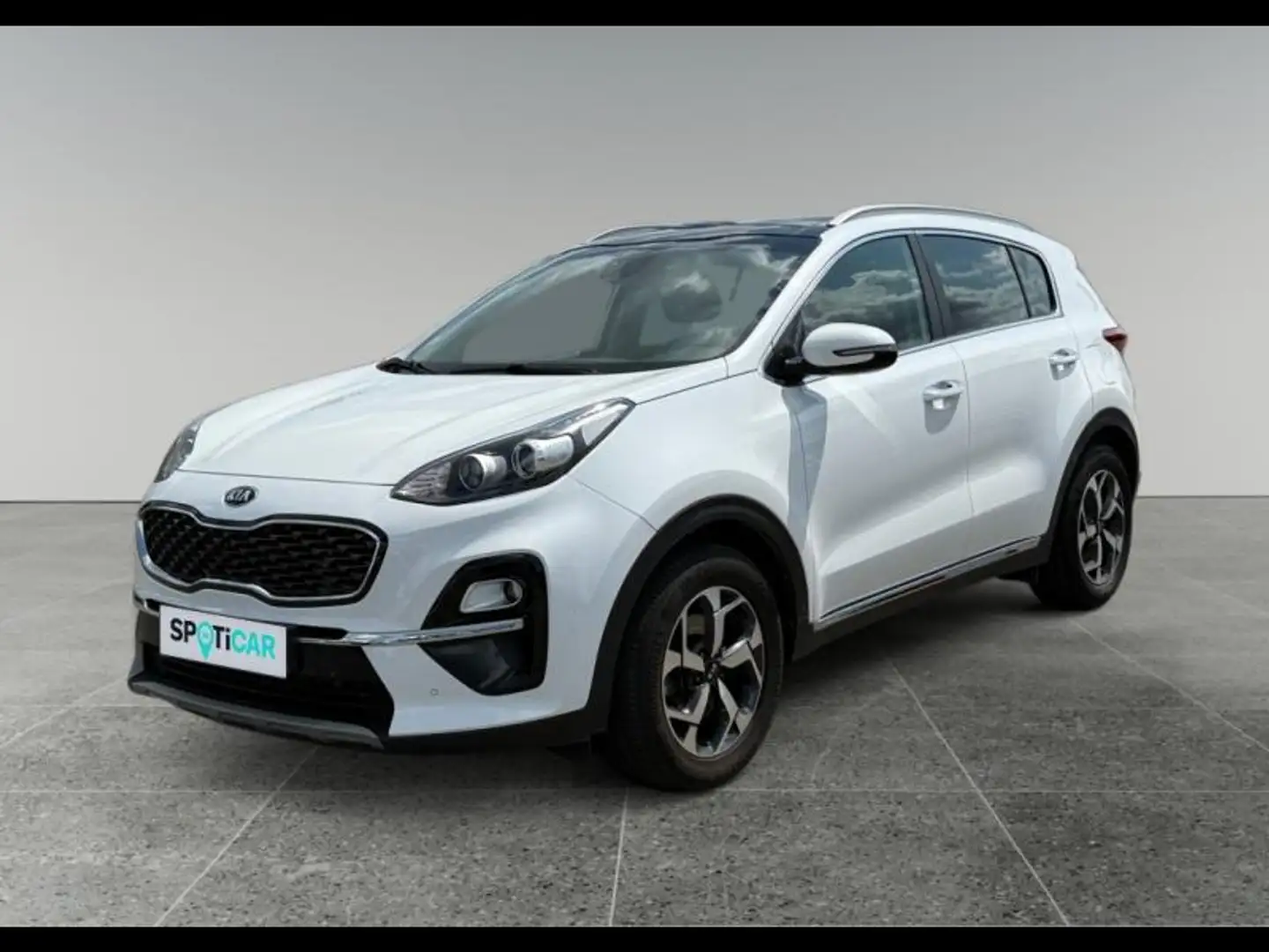 Kia Sportage 1.6 CRDi 136ch ISG Design 4x2 Blanc - 1