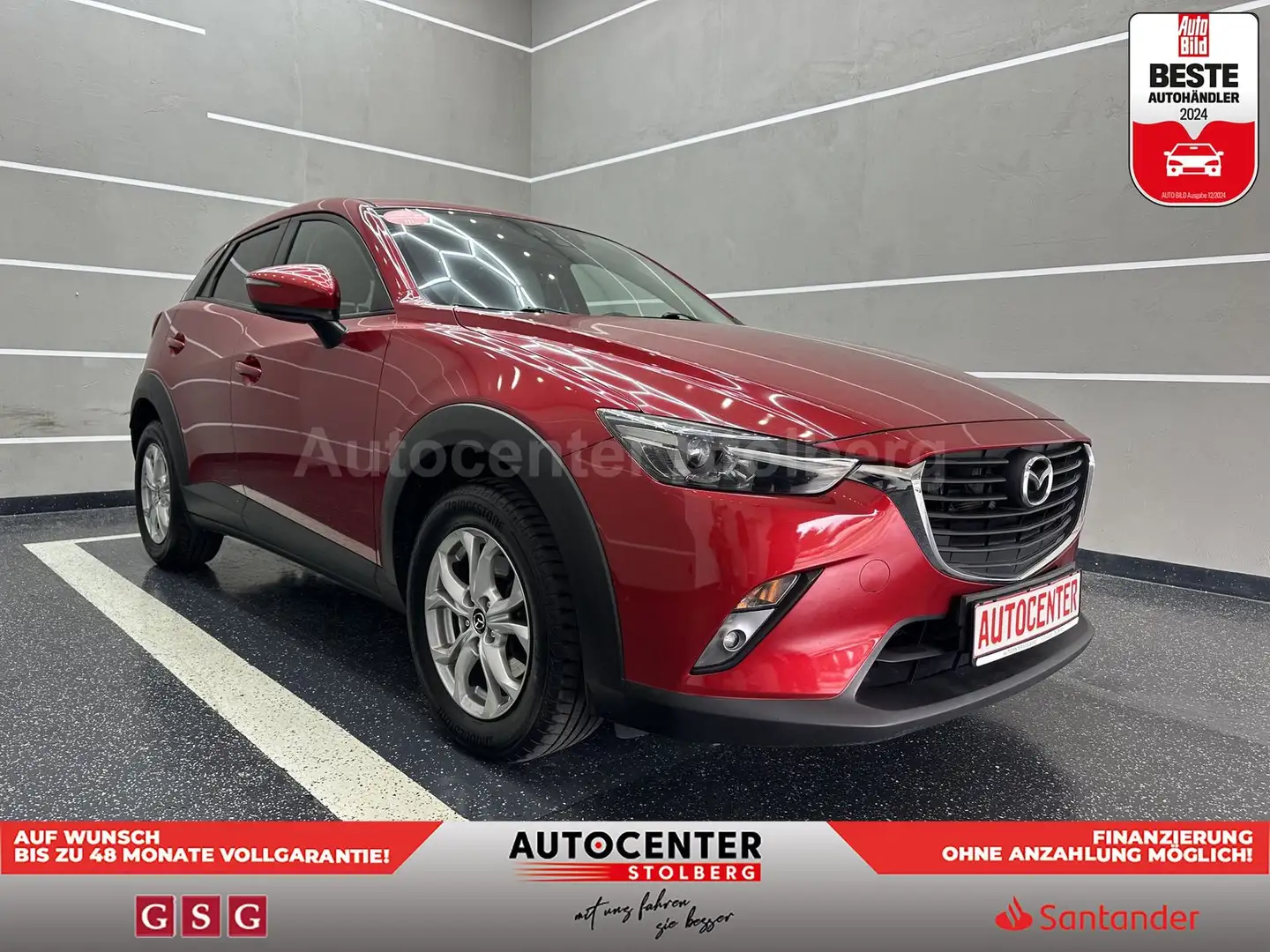 Mazda CX-3 Exclusive-Line AWD "NAVI-SITZH-MULTI-ALU" Rot - 2