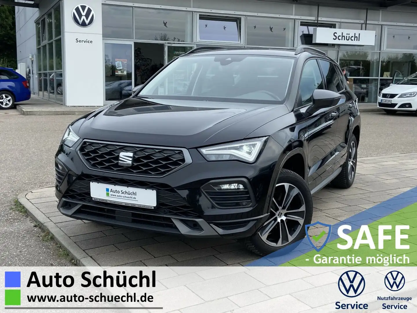 SEAT Ateca 2.0 TDI DSG FR-Line AHK+NAVI-PRO+LED+FULL- Schwarz - 1