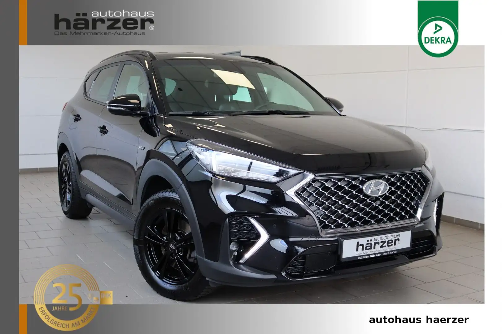 Hyundai TUCSON DCT N Line 4WD *LED*NAV*AHK*RFK*KRELL*SHZ Negro - 1