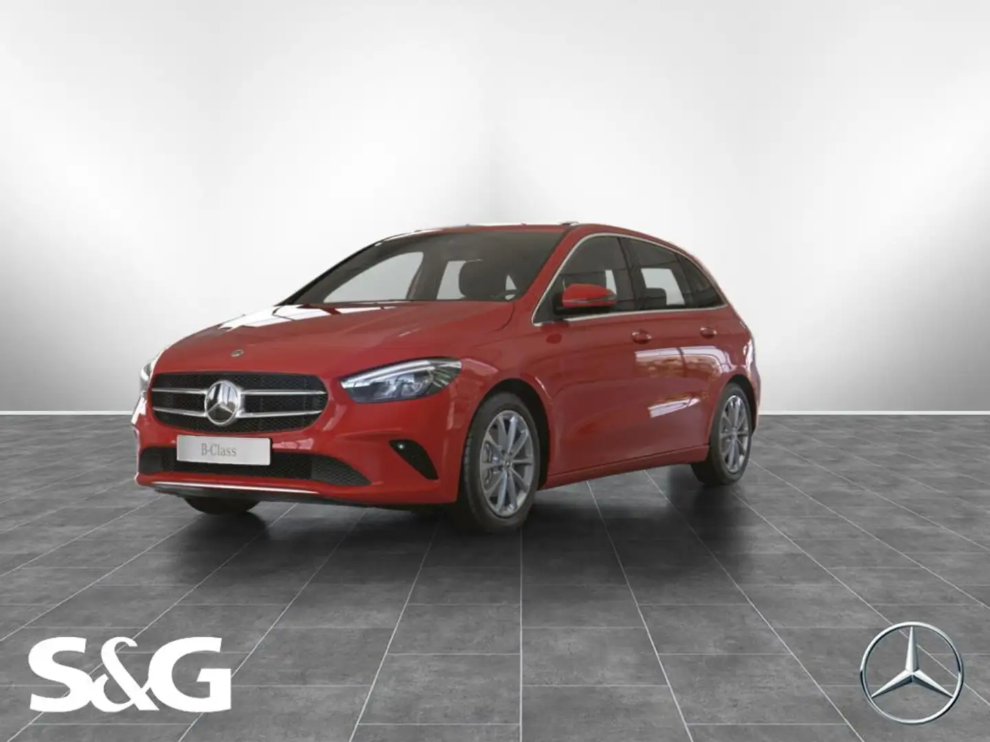 Mercedes-Benz B 200 Business+Spurhalte+Parktronic+Komfortsitz Rot - 1