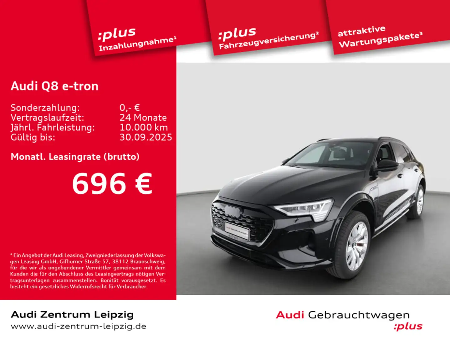 Audi Q8 e-tron 55 qu. Edition Dakar *Matrix*Pano*HuD* Schwarz - 1