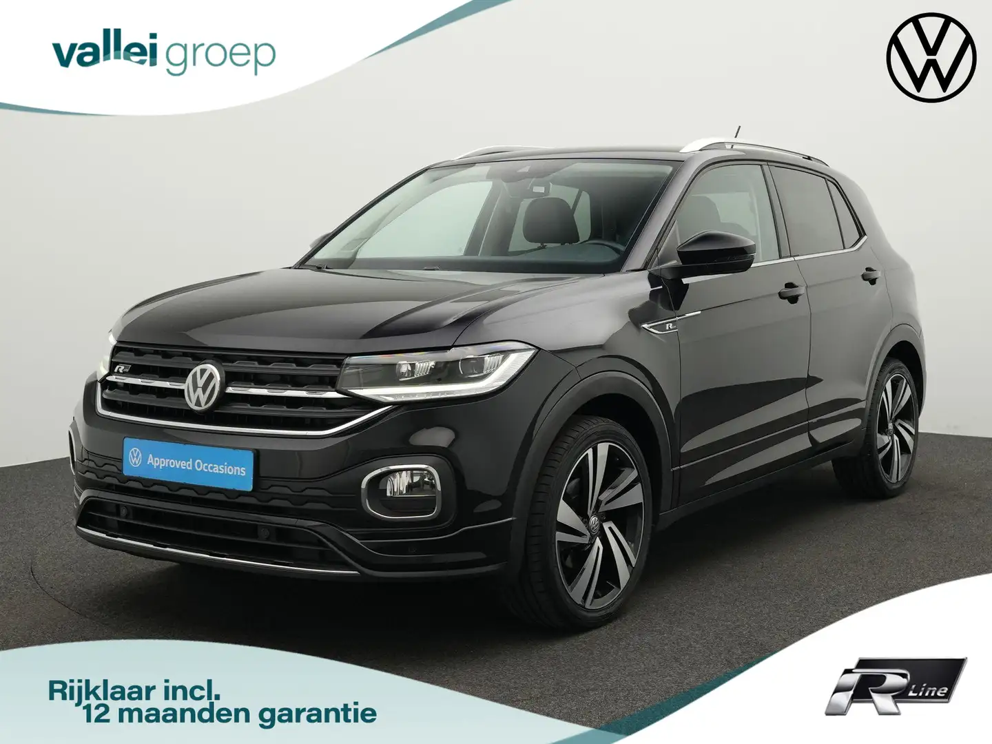 Volkswagen T-Cross 1.0 TSI 116 pk DSG R-Line | Trekhaak | Achteruitri Zwart - 1