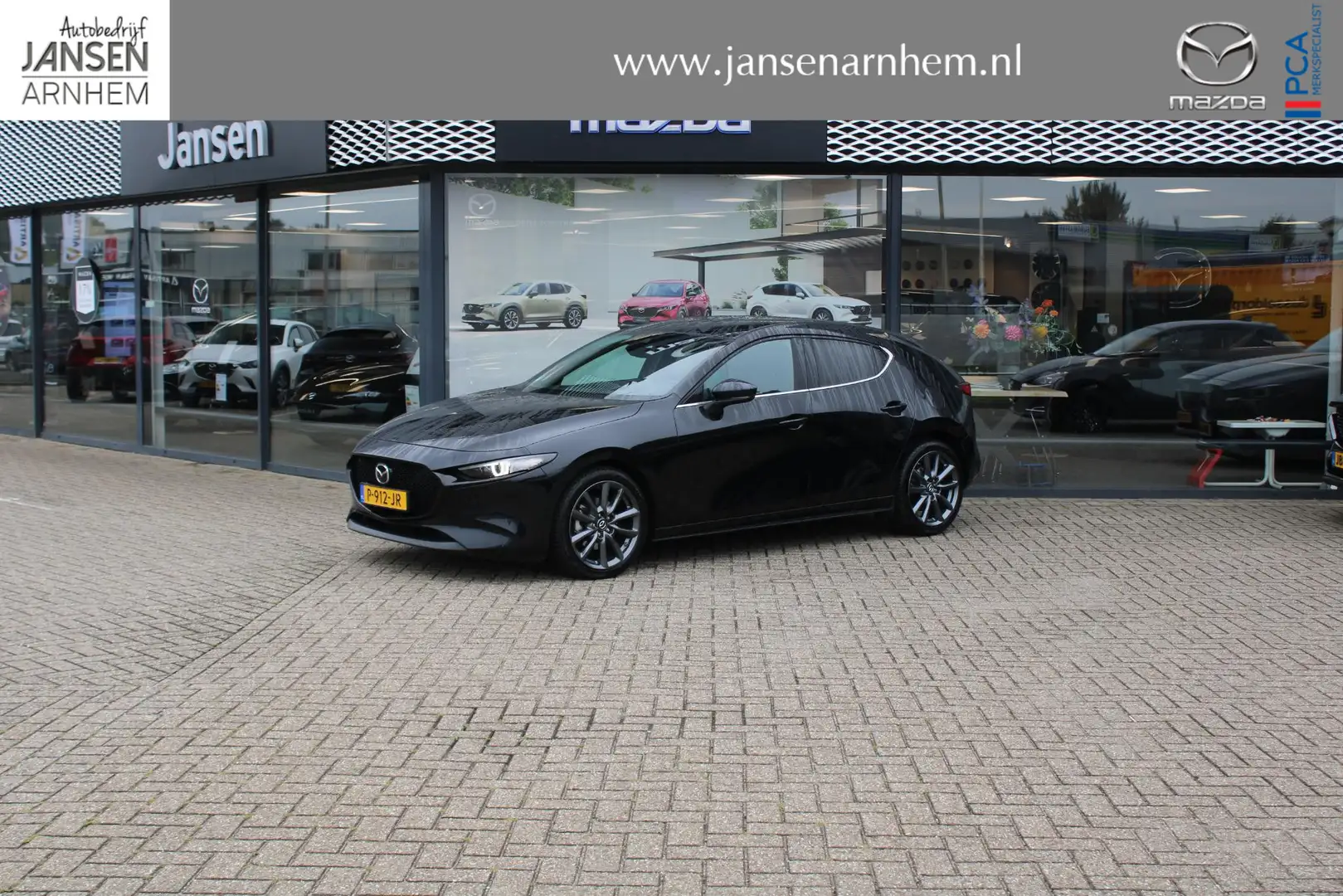 Mazda 3 2.0 e-SkyActiv-G M Hybrid 150 Sportive , Automaat, Noir - 1