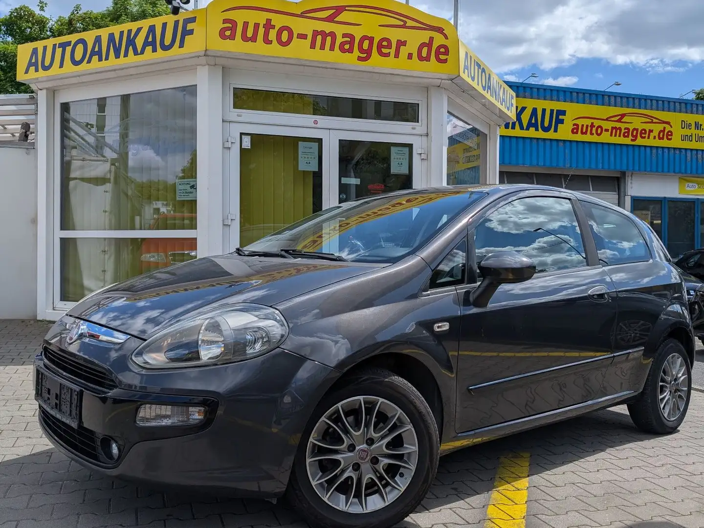 Fiat Grande Punto *2Hd*Klima*ZahnriemenNeu*TÜV&InspNEU Gris - 1