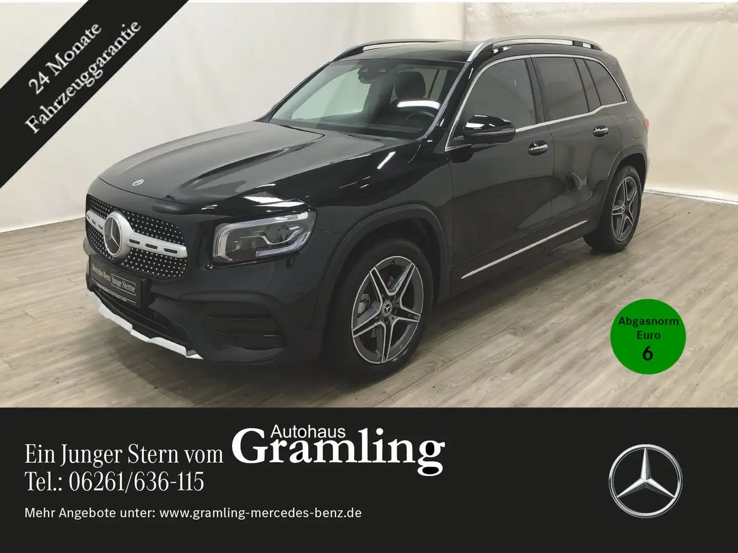 Mercedes-Benz GLB 200 AMG 7 Sitze*Distr*AHK*Pano*HUD*MULTIBEAM Schwarz - 1