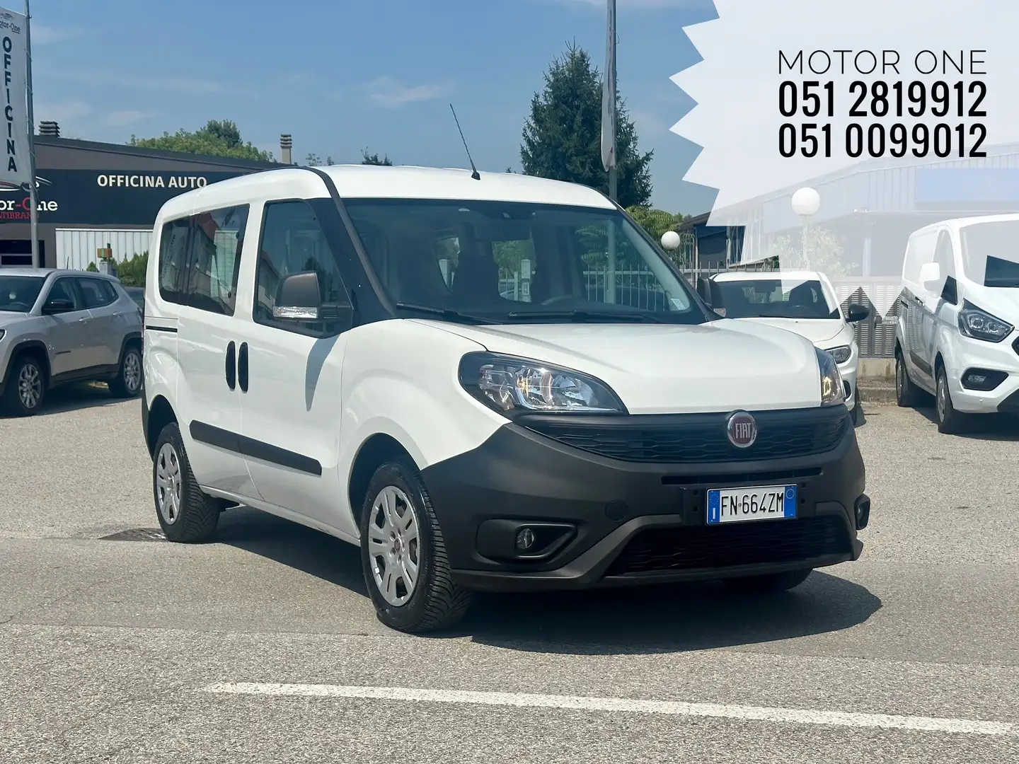 Fiat Doblo AUTOCARRO 5 POSTI N1-1.3 mjt 95cv Bianco - 1