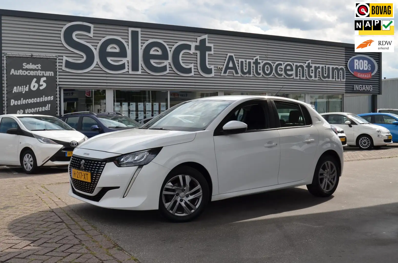 Peugeot 208 1.2 Blue Lease Active|LED|CARPLAY|CAMERA+SENSOREN| Wit - 1